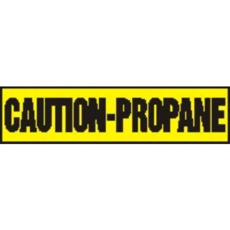ACCUFORM SAFETY LABEL CAUTION  PROPANE 6 in  X LCHL567 LCHL567